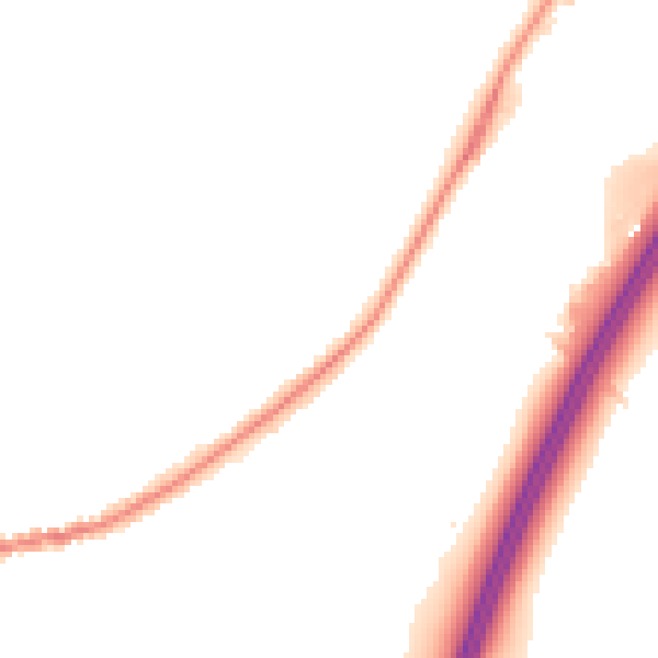Night-time road noise heatmap for TA6 6TL