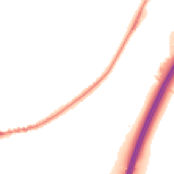 Night-time road noise heatmap for TA6 6TP