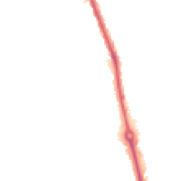 Night-time road noise heatmap for TA6 6UG