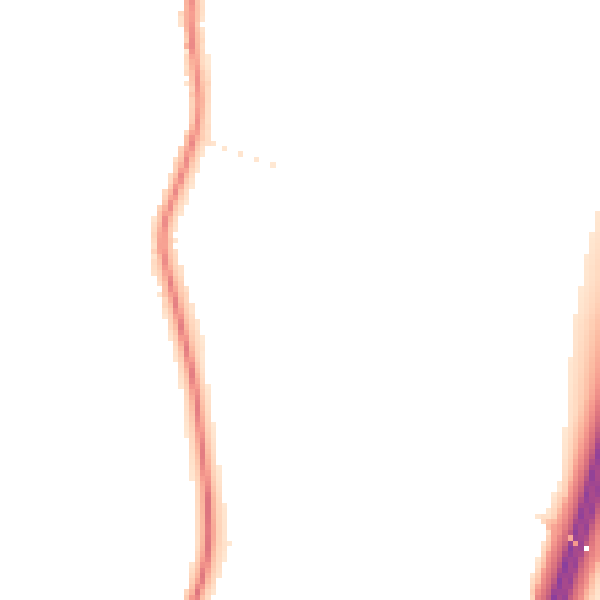 Night-time road noise heatmap for TA6 6UY