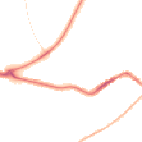 Night-time road noise heatmap for TA6 7BJ