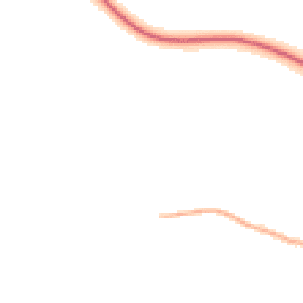 Night-time road noise heatmap for TA6 7JW