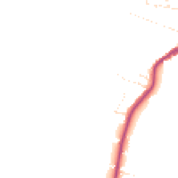 Daytime road noise heatmap for TA9 3DS