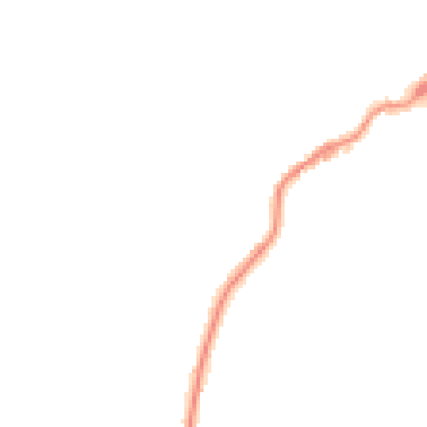 Night-time road noise heatmap for TA9 3DT