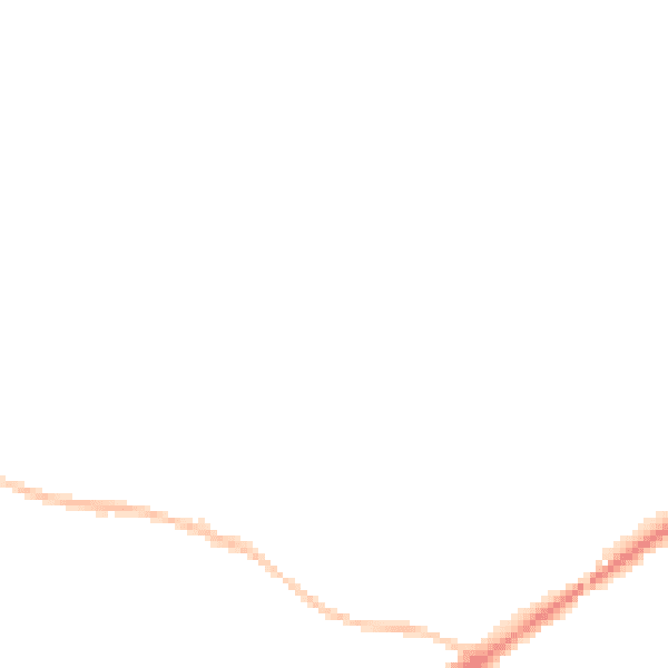 Night-time road noise heatmap for TA9 3FB