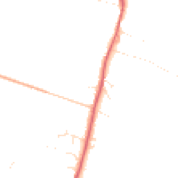 Daytime road noise heatmap for TA9 3NF