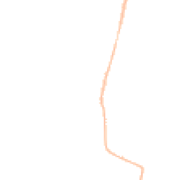 Night-time road noise heatmap for TA9 3NU