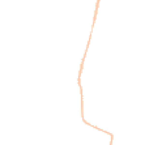 Night-time road noise heatmap for TA9 3NX