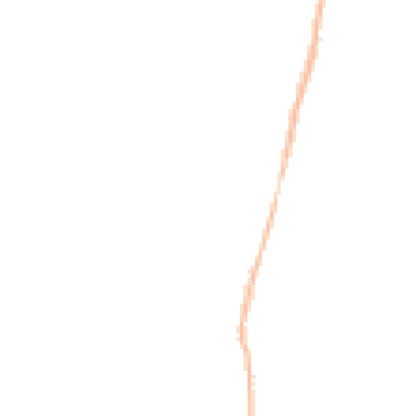 Night-time road noise heatmap for TA9 3PJ