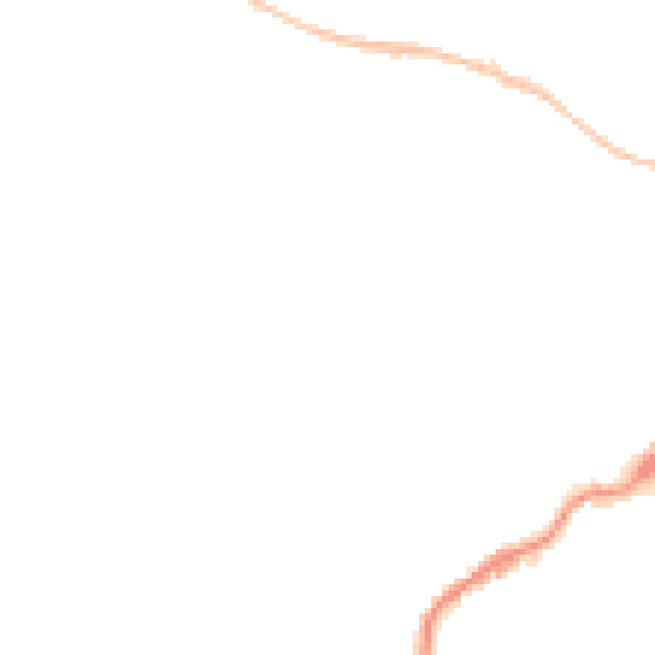 Night-time road noise heatmap for TA9 3SR