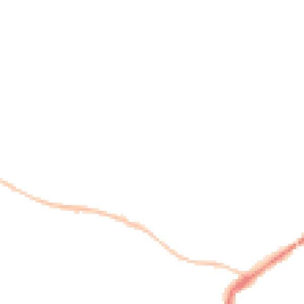 Night-time road noise heatmap for TA9 3YH