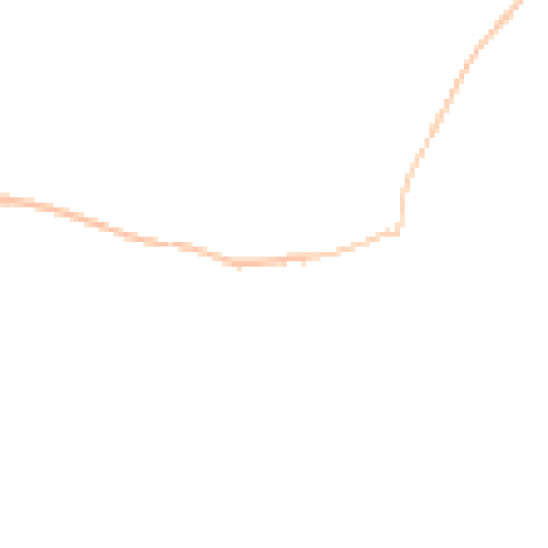 Night-time road noise heatmap for TA9 4BS