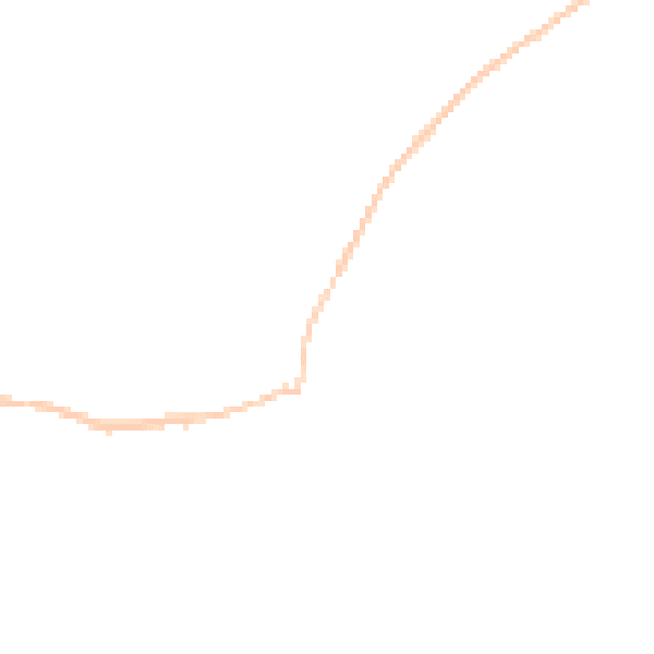 Night-time road noise heatmap for TA9 4BW