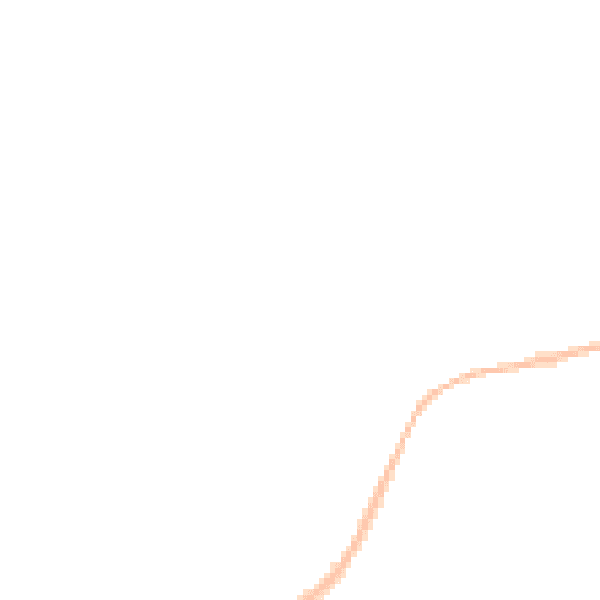 Night-time road noise heatmap for TA9 4LB