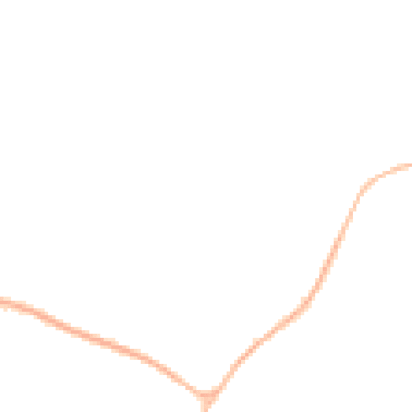 Night-time road noise heatmap for TA9 4LD
