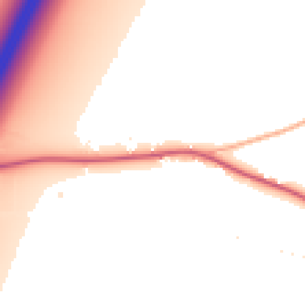 Daytime road noise heatmap for TA9 4RA