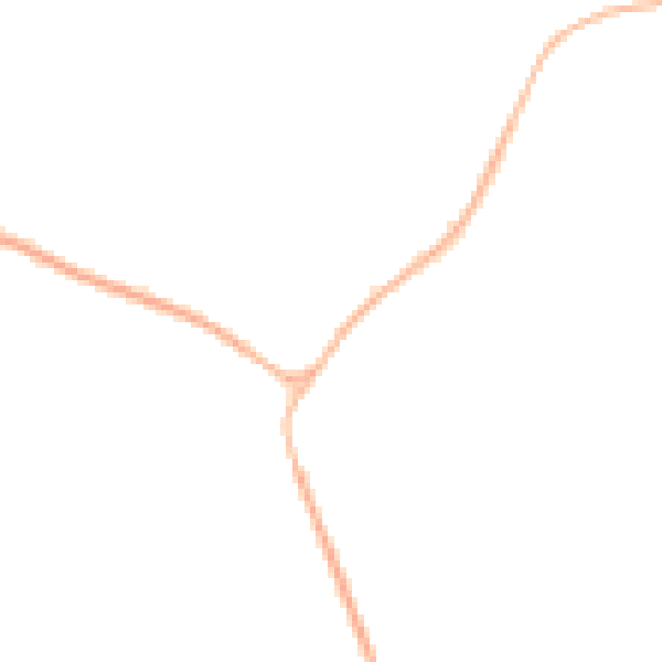 Night-time road noise heatmap for TA9 4RB