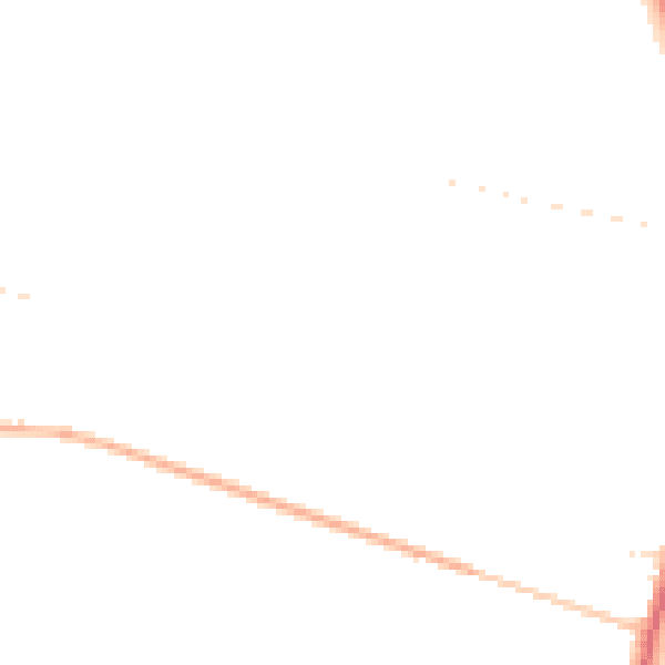 Daytime road noise heatmap for TA9 4RJ