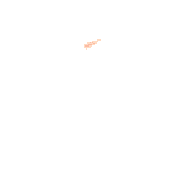 Night-time road noise heatmap for TF1 1BU