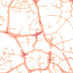 Daytime road noise heatmap for TF1 1DS