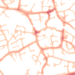 Daytime road noise heatmap for TF1 1ED