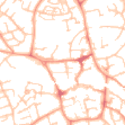 Daytime road noise heatmap for TF1 1EP