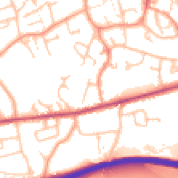 Daytime road noise heatmap for TF1 1RR