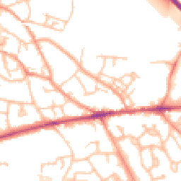 Daytime road noise heatmap for TF1 1SA