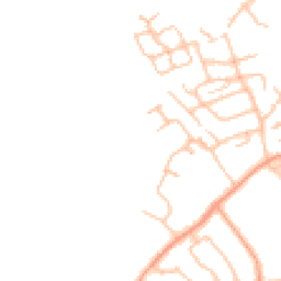 Daytime road noise heatmap for TF1 2FW