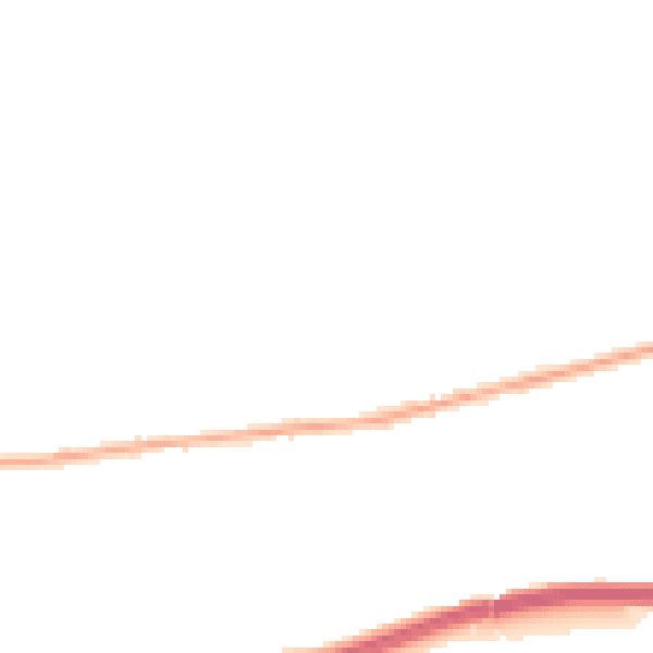 Night-time road noise heatmap for TF1 2HL