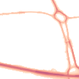 Night-time road noise heatmap for TF1 2LT