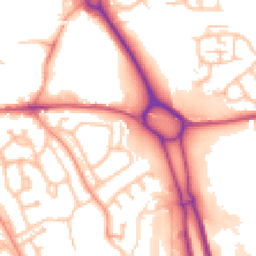 Daytime road noise heatmap for TF1 2NY