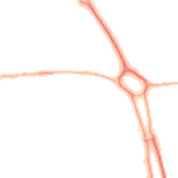 Night-time road noise heatmap for TF1 2NZ