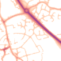 Daytime road noise heatmap for TF1 3DG