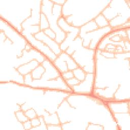 Daytime road noise heatmap for TF1 3HH
