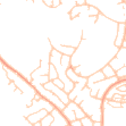 Daytime road noise heatmap for TF1 3HX