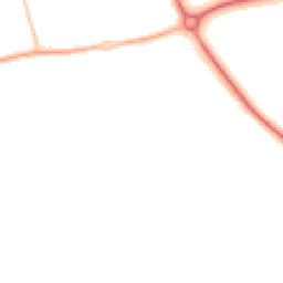 Night-time road noise heatmap for TF1 3LF