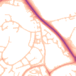 Daytime road noise heatmap for TF1 3LL