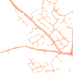 Daytime road noise heatmap for TF1 3NJ