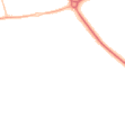 Night-time road noise heatmap for TF1 3QN