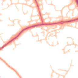 Daytime road noise heatmap for TF1 3QS