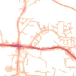 Daytime road noise heatmap for TF1 5BF
