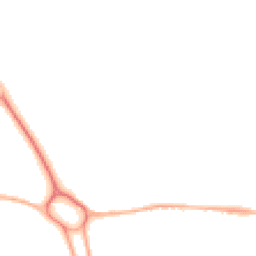 Night-time road noise heatmap for TF1 5DW