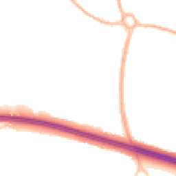 Night-time road noise heatmap for TF1 5ES