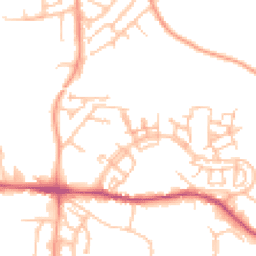 Daytime road noise heatmap for TF1 5EY