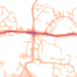 Daytime road noise heatmap for TF1 5FE