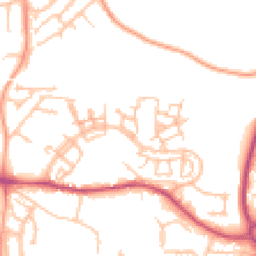 Daytime road noise heatmap for TF1 5FP