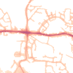 Daytime road noise heatmap for TF1 5FT