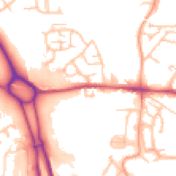 Daytime road noise heatmap for TF1 5GF