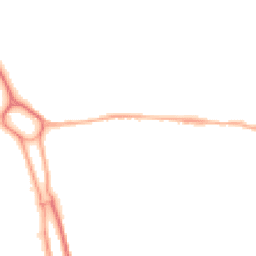 Night-time road noise heatmap for TF1 5GG